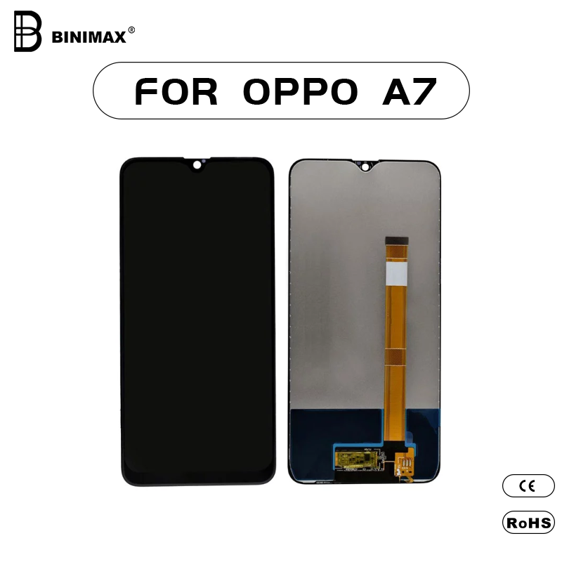 Mobile Phone LCDs screen BINIMAX replace display for OPPO A7 cellphone
