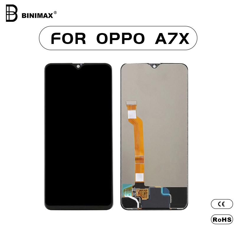 Mobile Phone LCDs screen BINIMAX replace display for OPPO A7X cellphone