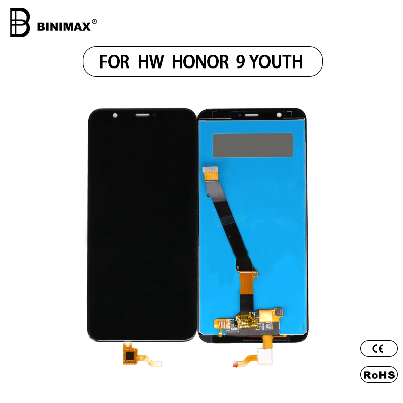 BINIMAX Mobile Phone TFT LCDs screen Assembly display for HW honor 9 youth