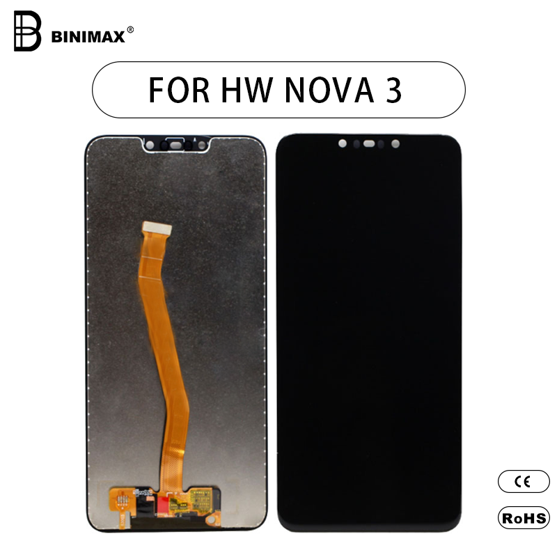 Mobile Phone LCDs screen Binimax replace display for HW nova 3